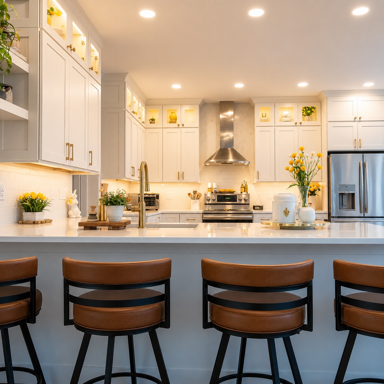 Custom kitchen detail by The Kitchen Wizards